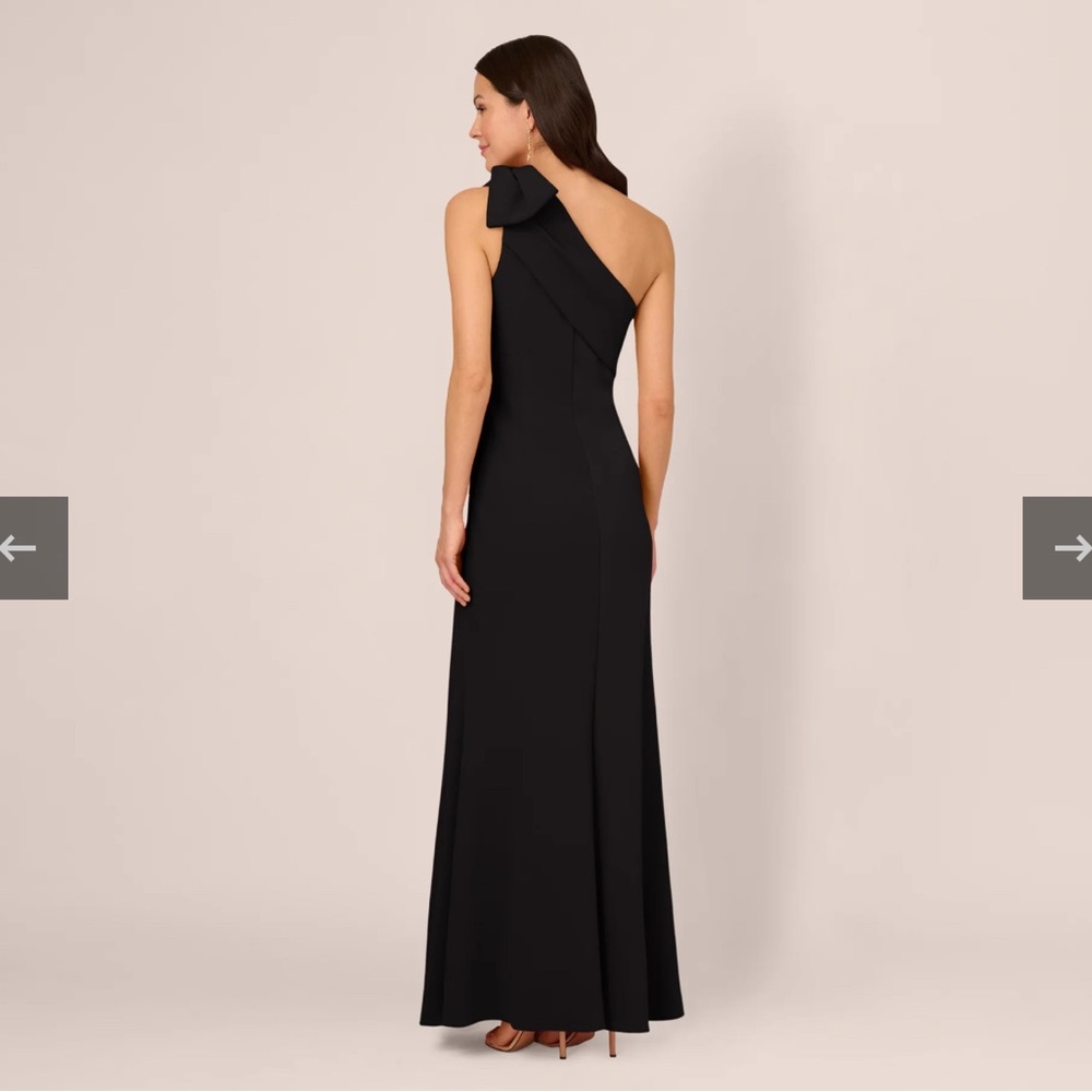 Adrianna Papell One Shoulder Mermaid Gown - Picture 4 of 7